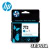 TINTA HP (712A) 29ML 3ED67A CYAN ORIGINAL