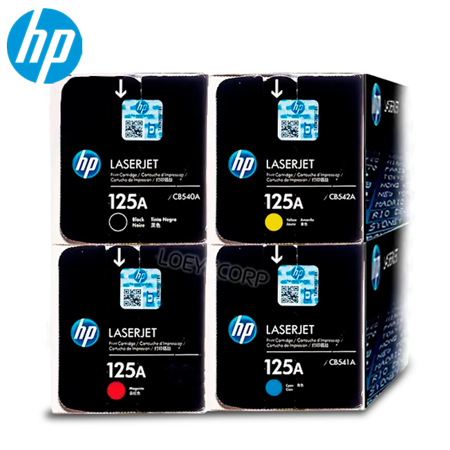 TONER HP CB542A PARA IMPRESORA 125A KIT COMPLETO COLORES