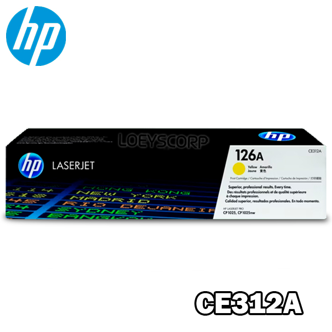 TONER HP CE312A (126A) YELLOW MCP1020, CP1025NW 1,000 PAG.