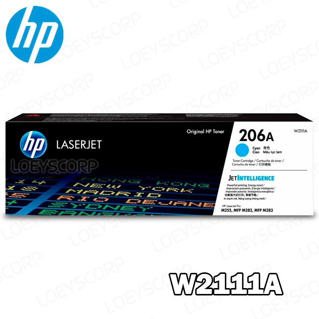 TONER HP W2111A (206X) CYAN M255WD, M283FDW ORIGINAL