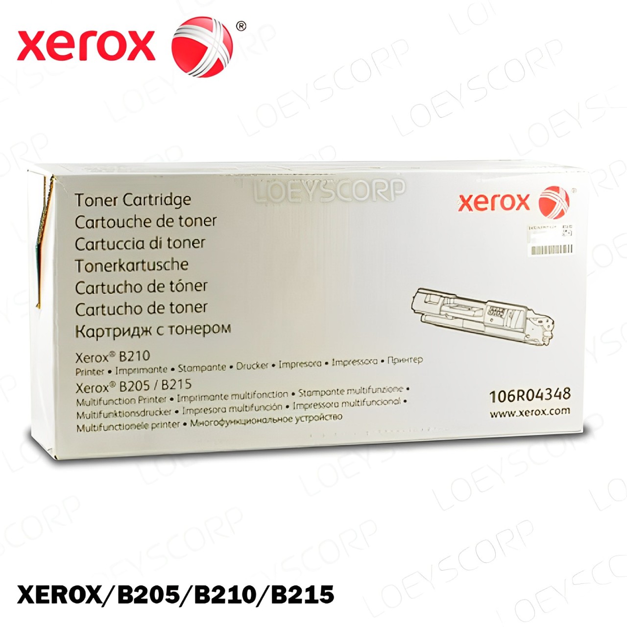 TONER XEROX 106R04348 BLACK PARA IMPRESORA B210, B215