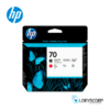 CABEZAL HP C9409A (70) MATTE BLACK Y RED
