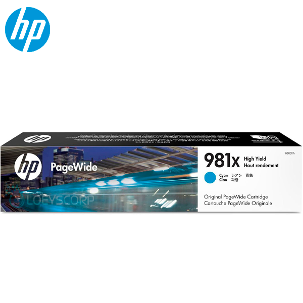 TINTA 981X CYAN LOR09A ORIGINAL