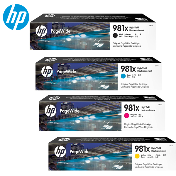 TINTA HP 981X PAQUETE COMPLETO COLORES