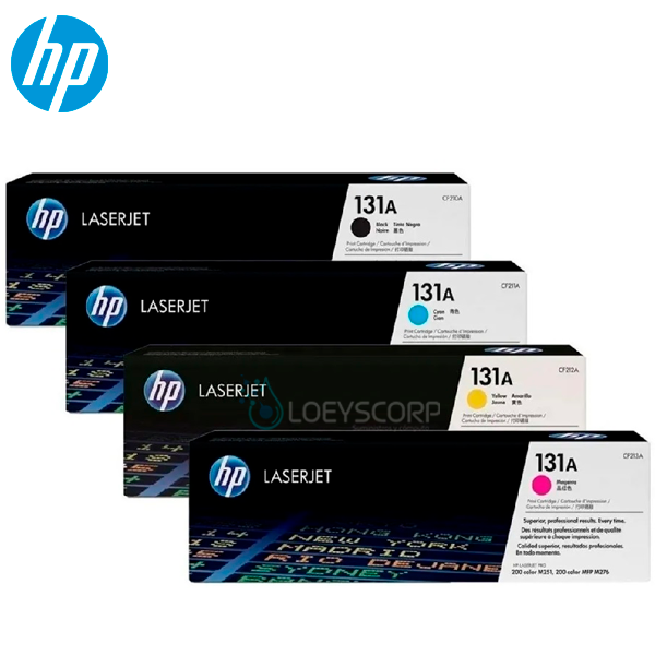 TONER HP 131A PACK COMPLETO COLORES