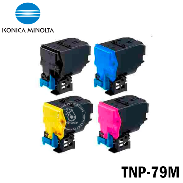 Konica Minolta TNP-79C Cyan KIT COLORES