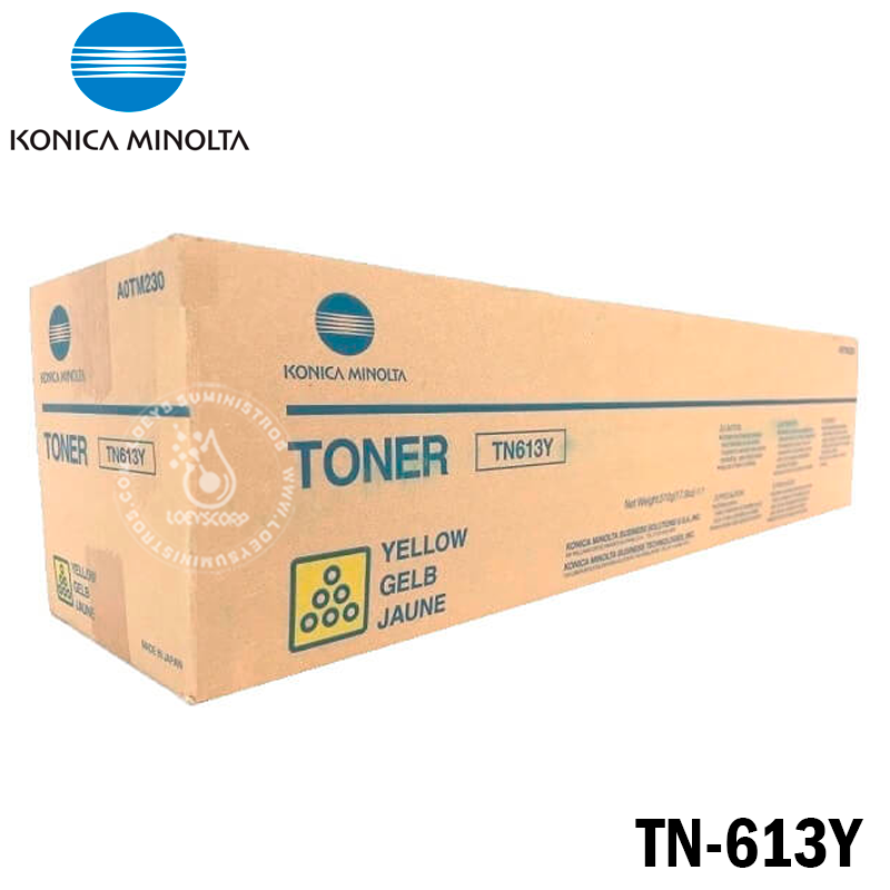 Toner Konica Minolta (TN-613Y) Yellow Bizhub C452,C652 Original