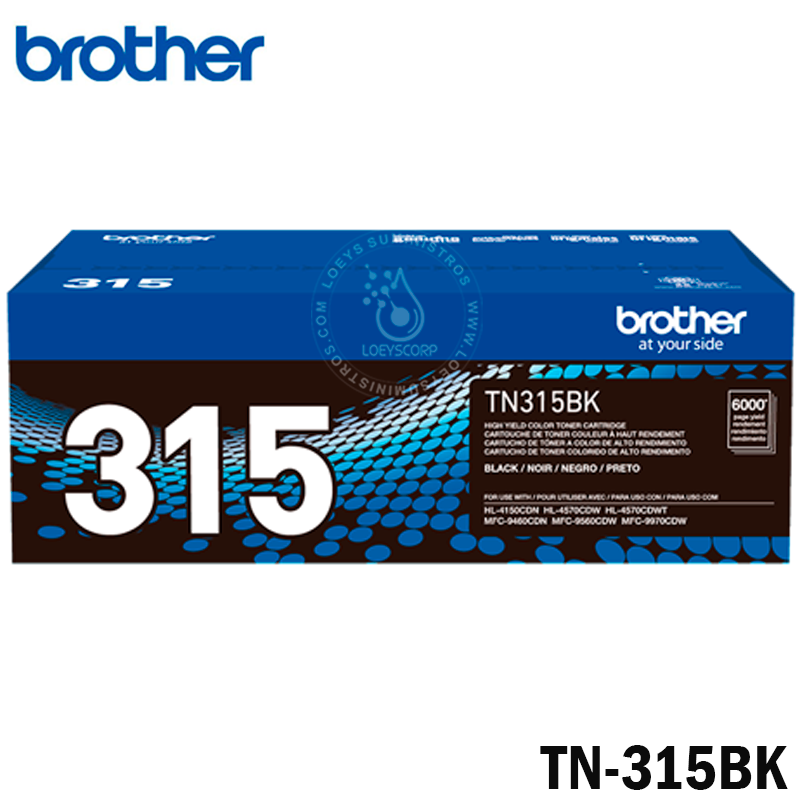 Toner Brother TN-315Bk Black HL-4570, MFC-9970 Original