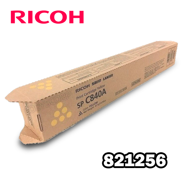 TONER RICOH (821256) SP C840A YELLOW 34,000 PAG.