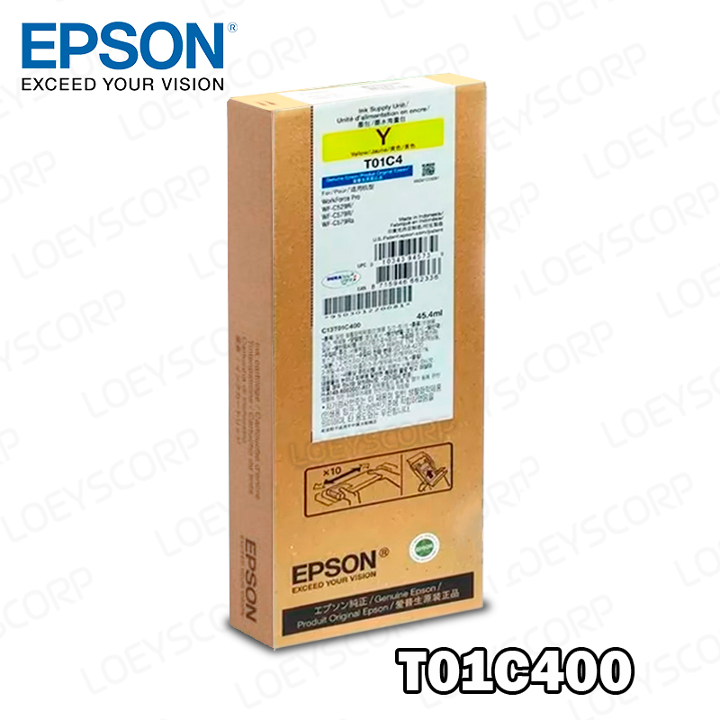 BOLSA DE TINTA EPSON T01C400 YELLOW PARA WF-C579RDT