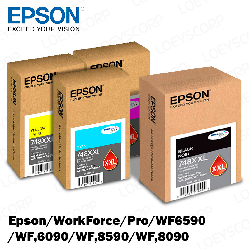 TINTA EPSON T748XXL320 PARA IMPRESORA WF-6090 KIT COMPLETO COLORES