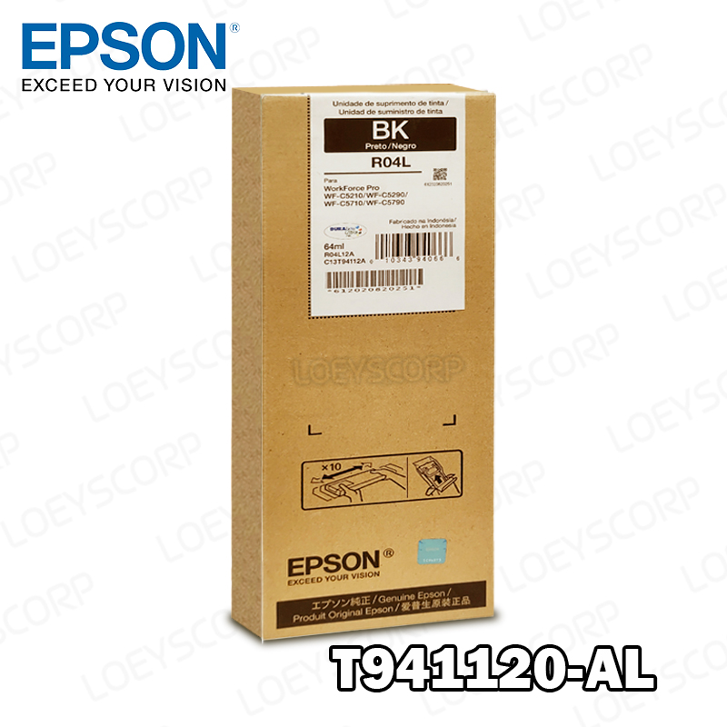 TINTA EPSON T941120-AL (R04L) BLACK WF-C5790 WF-C5710
