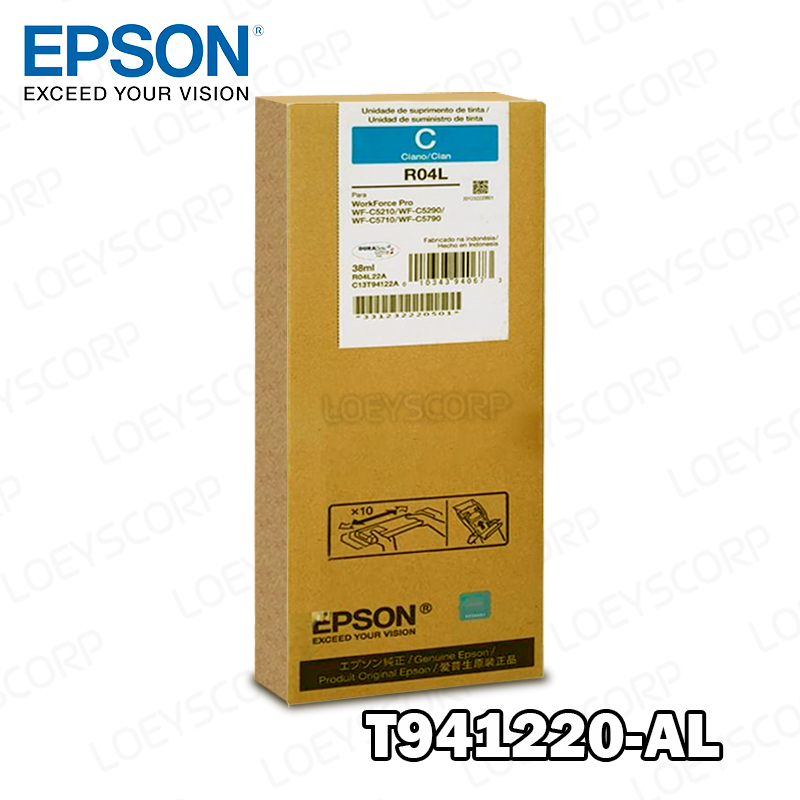 TINTA EPSON T941220-AL (R04L) CYAN WF-C5790 WF-C5710