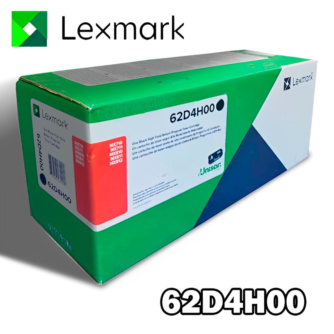 TONER LEXMARK 62D4H00 624H MX710, MX711, MX810, MX812 25,000 PAG.