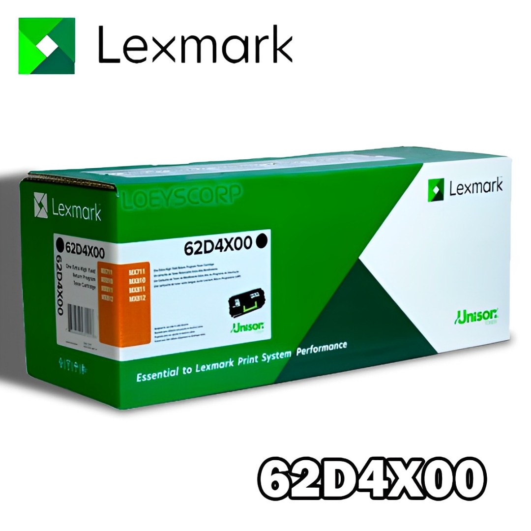 TONER LEXMARK 62D4X00 624X NEGRO EXTRA ALTO 45,000 PAG.