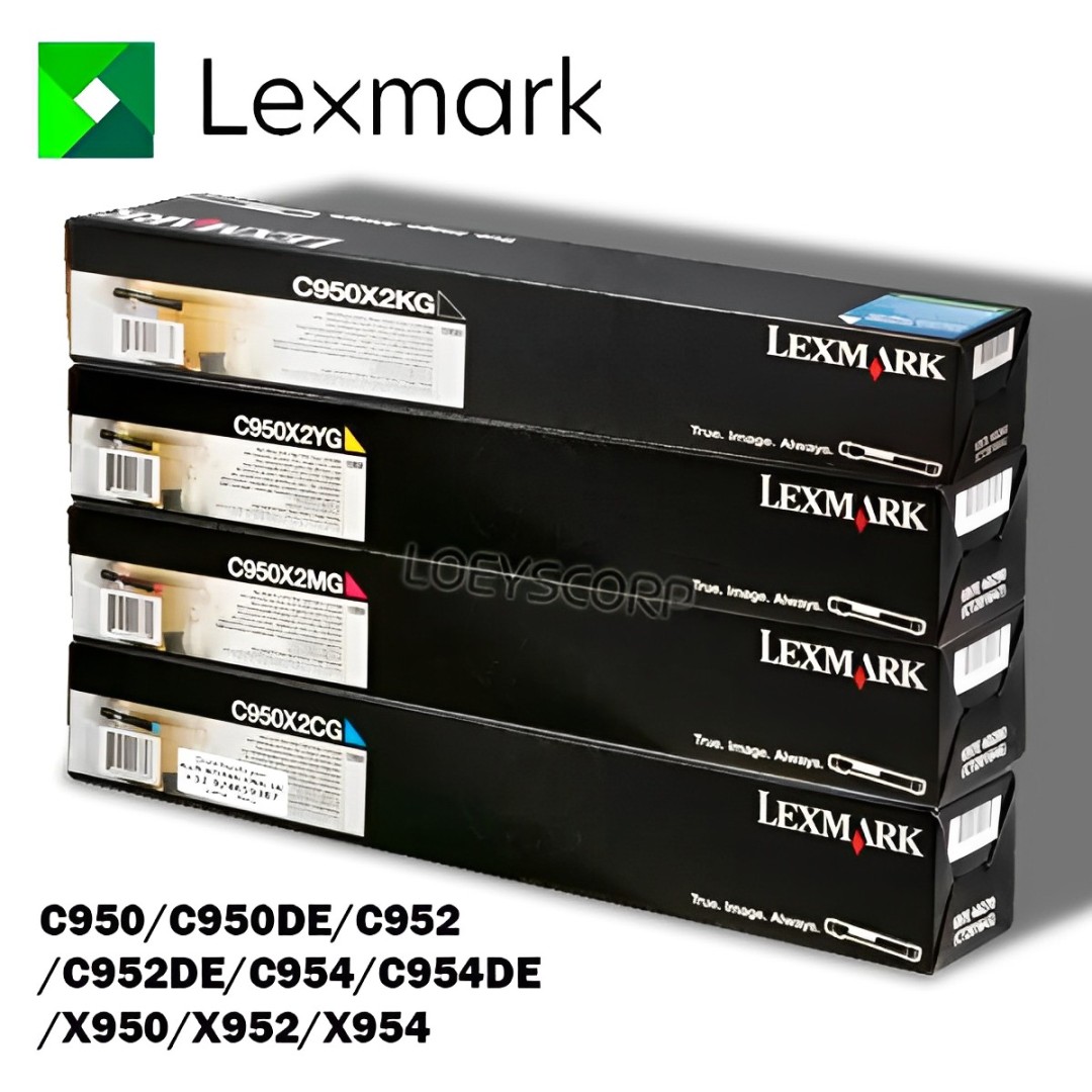 TONER LEXMARK C950X2CG PARA C950 KIT COMPLETO COLORES