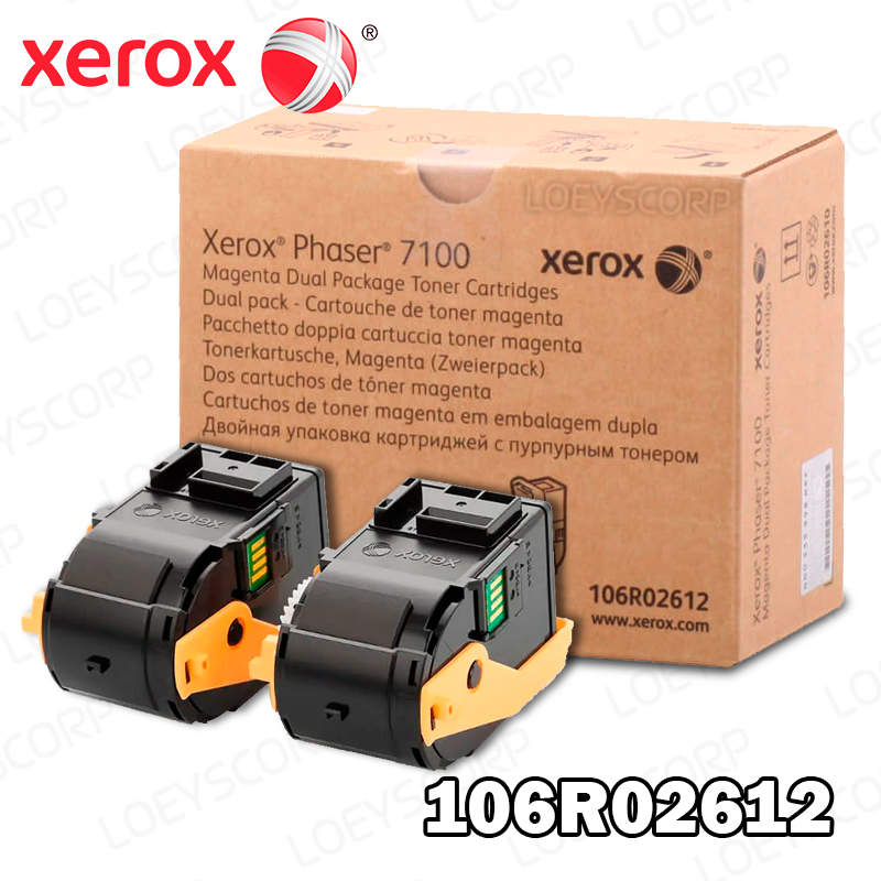 TONER XEROX 106R02612 DUAL CAJA X 02 UND BLACK PARA 7100