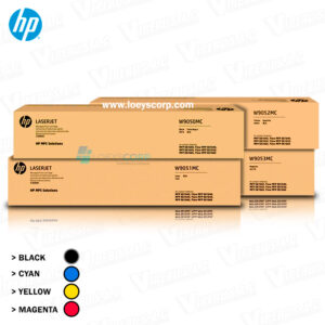 Toner HP para impresora E87640Z Kit completo colores