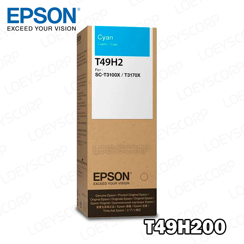TINTA EPSON T49H200 CYAN PARA T3170 (140M) ORIGINAL