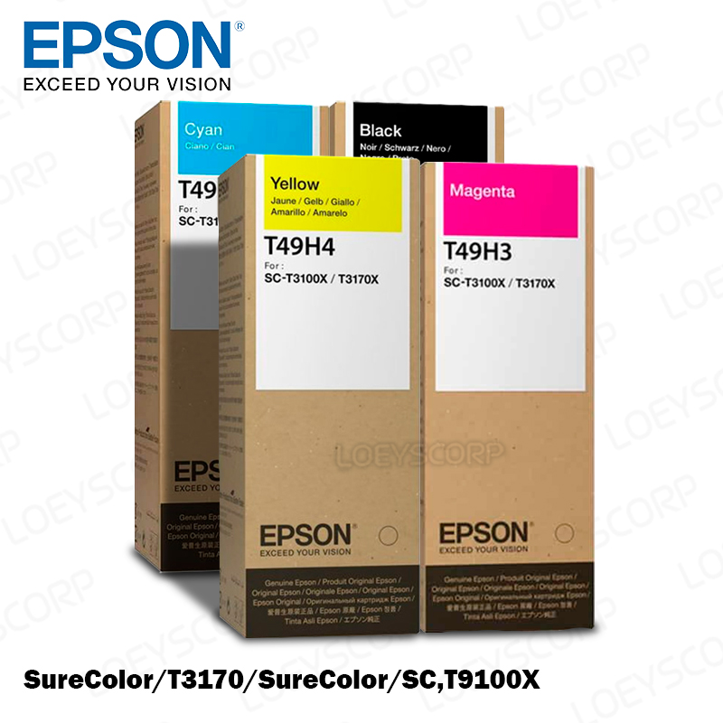 TINTA EPSON T49H200 PARA IMPRESORA T3170 KIT COMPLETO COLORES