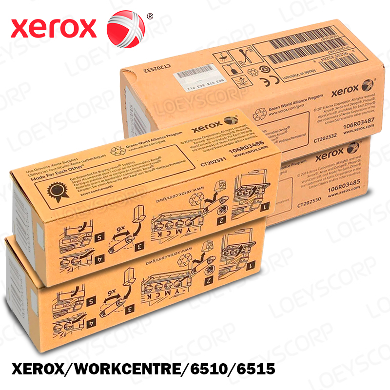 TONER XEROX 106R03486 PARA IMPRESORA WORKCENTRE 6515 KIT COMPLETO COLORES