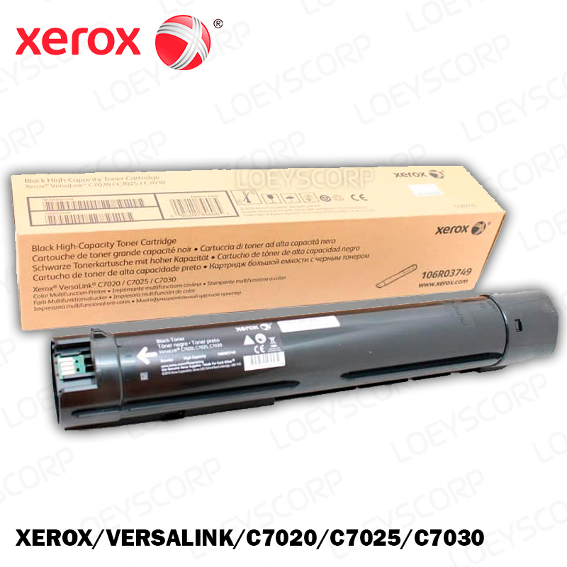 TONER XEROX 106R03749 NEGRO PARA IMPRESORA VERSALINK C7020