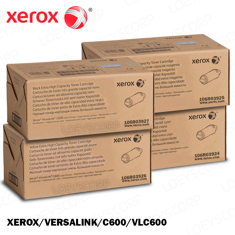 TONER XEROX 106R03927 PARA IMPRESORA VERSALINK C600 KIT COMPLETO COLORES