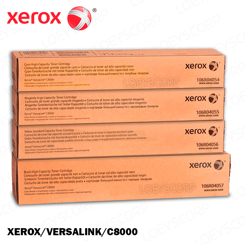 TONER XEROX 106R04056 PARA IMPRESORA VERSALINK C8000 KIT COMPLETO COLORES
