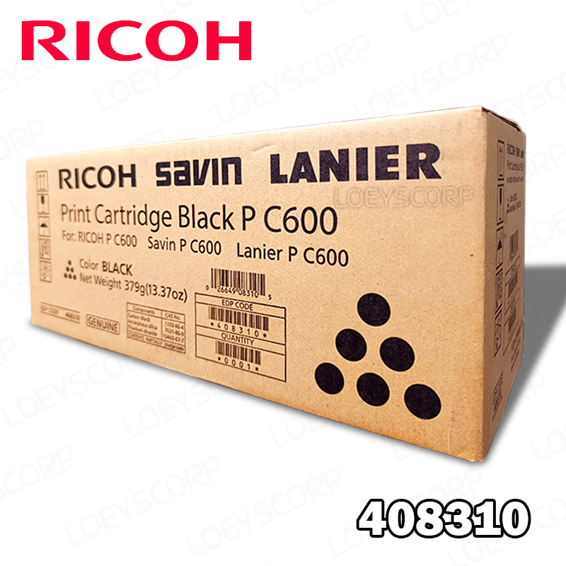 ▷TONER-(408310)-PARA-IMPRESORA-RICOH-P-C600-NEGRO-ORIGINAL