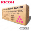 ▷TONER (408312) PARA IMPRESORA RICOH P C600 MAGENTA ORIGINAL