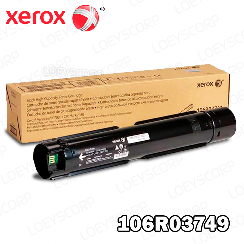 ▷TONER XEROX 106R03749 NEGRO VERSALINK C7020 C7025 C7030 16,100 PAG.