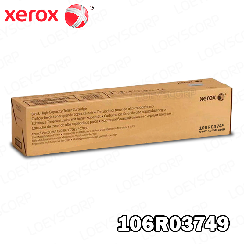 ▷TONER XEROX VERSALINK C7020 C7025 C7030 106R03749 BLACK ORIGINAL