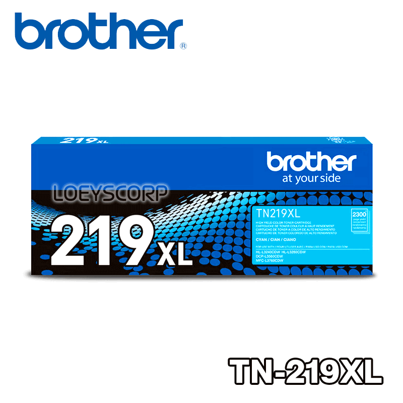▷TONER BROTHER TN-219XLC L3280CDW ORIGINAL