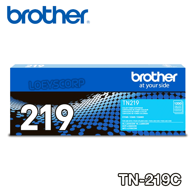 ▷TONER BROTHER TN-219C L3560 1,200PAG ORIGINAL