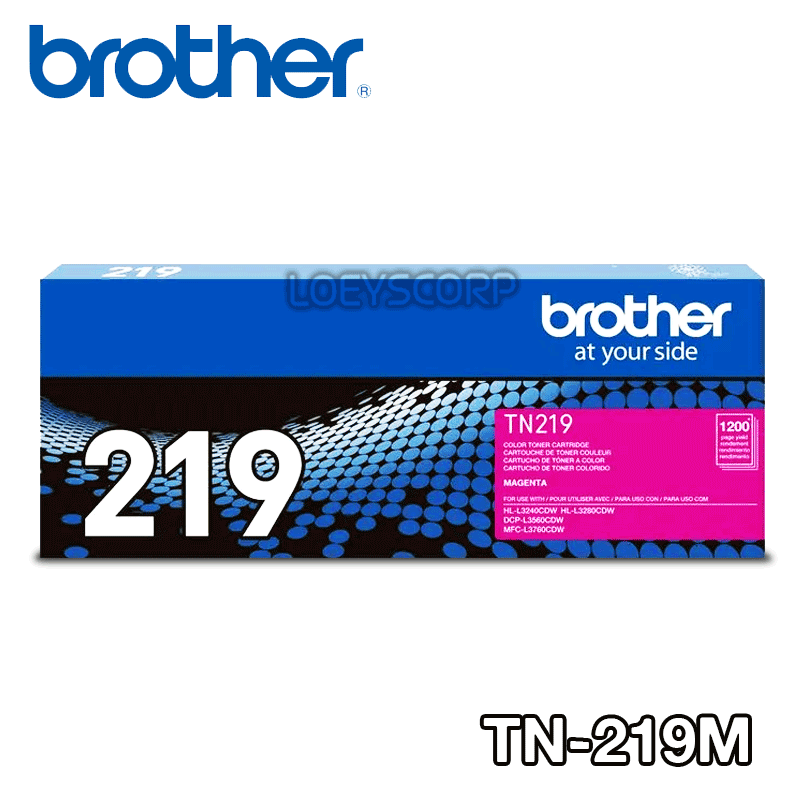 ▷TONER BROTHER TN-219M L3560 1,200PAG ORIGINAL