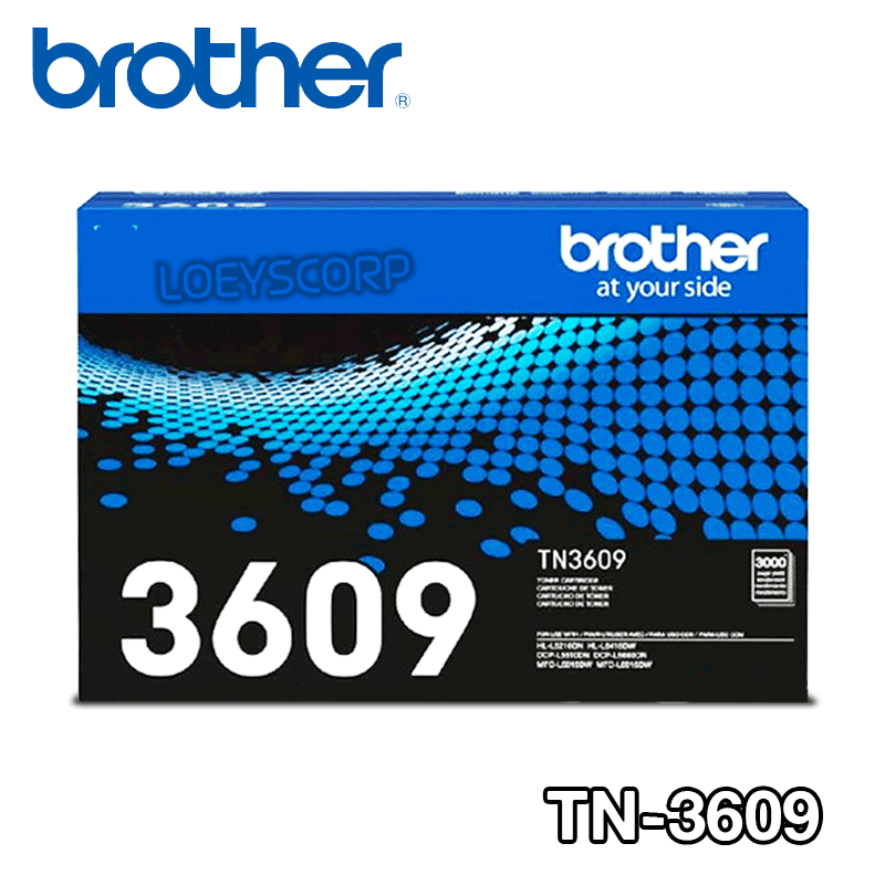 ▷TONER BROTHER TN-3609 DCPL5660DN 3,000PAG ORIGINAL