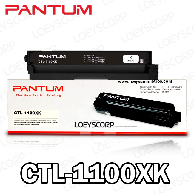 Toner PANTUM CTL-1100XK Negro CP1100DW Original