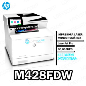 ▷IMPRESORA HP M428FDW MULTIFUNCIONAL MONOCROMATICA ORIGINAL