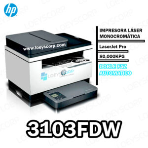 ▷Impresora HP 3103FDW Multifuncional Monocromatica Original