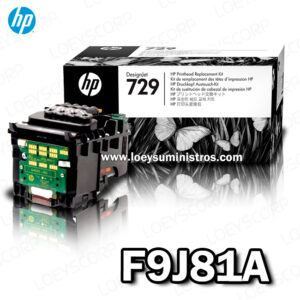 Cabezal HP 729 (F9J81A) T1530 DesignJet Black Original