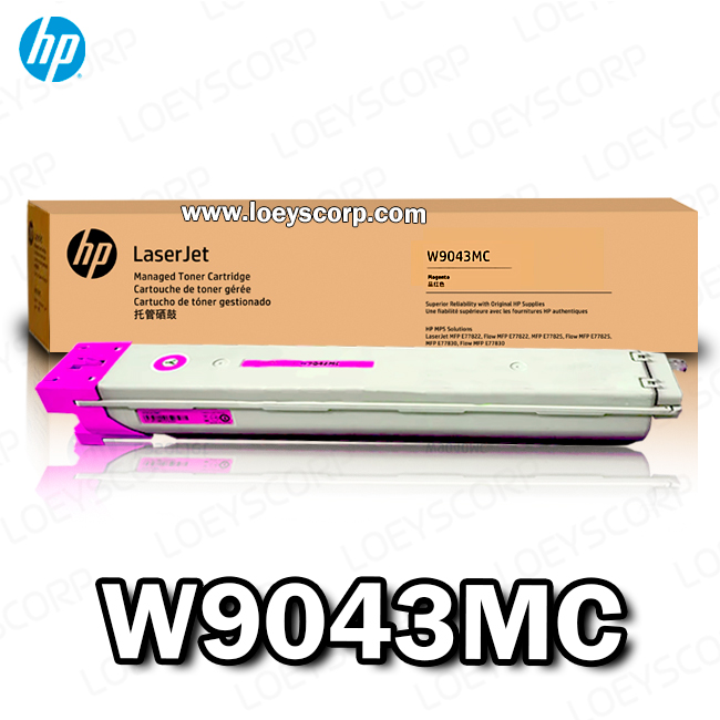 Cartucho de Toner HP W9043MC Magenta E77830DN 32,000KPG Original