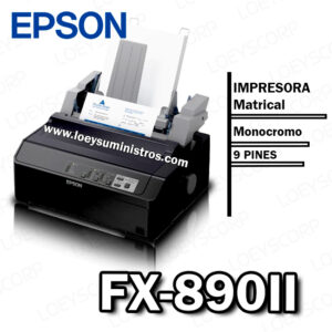 Impresora EPSON FX-890II MATRICAL DE 9 Pines Original
