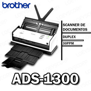 Scanner BROTHER ADS-1300 DUPLEX 30PPM DOBLE CARA