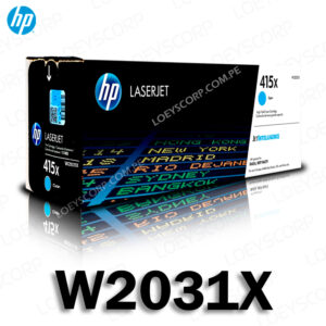 Cartucho de Toner HP 415X (W2031X) Cyan LaserJet Original