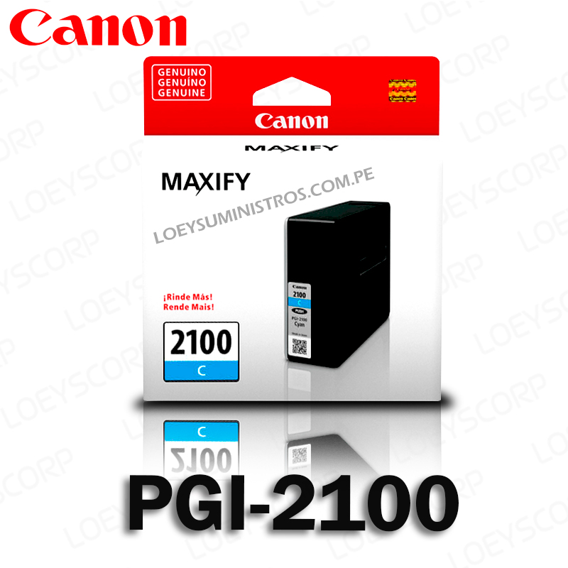Tinta CANON PGI-2100 para MB5310 Cyan
