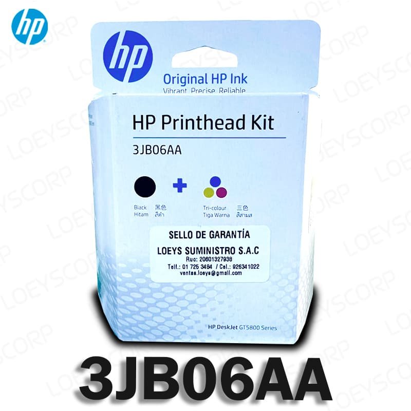 CABEZAL HP 3JB06AA COLOR+BLACK DESKJET GT 5821