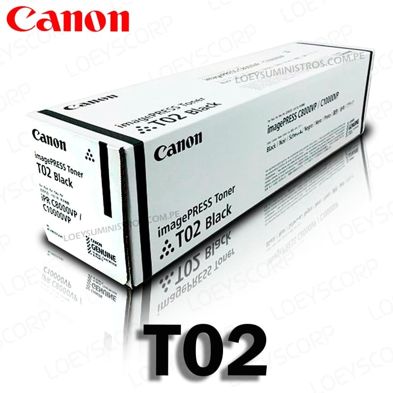 TONER CANON T02 BLACK IMAGEPRESS C10000VP