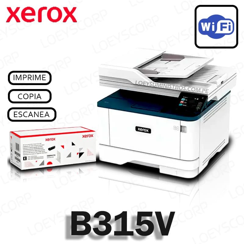 IMPRESORA XEROX B315V MULTIFUNCIONAL ADF WIFI, DUPLEX
